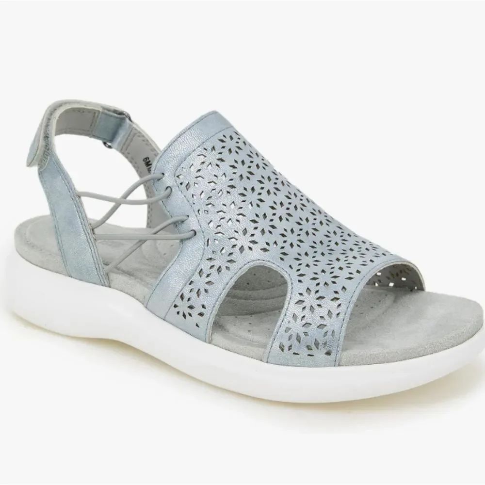 BRAND NEW JBU FRANCIS COMFORT CASUAL ADJUSTABLE ANKLE STRAP OPEN TOE SANDAL